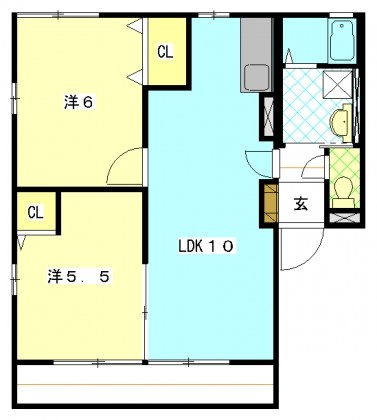 カサベルデA 間取り図