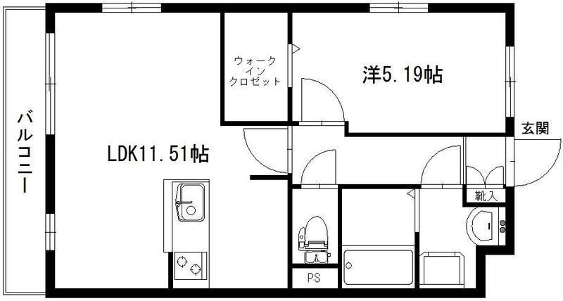 ARIA（アリア） 405号室 間取り
