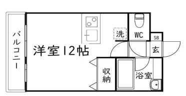 RE：lation 302号室 間取り