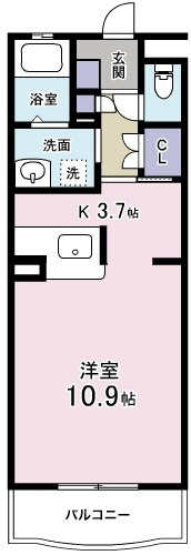 ランコントル 間取り図