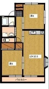 ベルコーポ 101号室 間取り