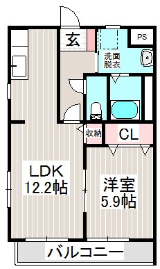 グランツＥ  間取り図