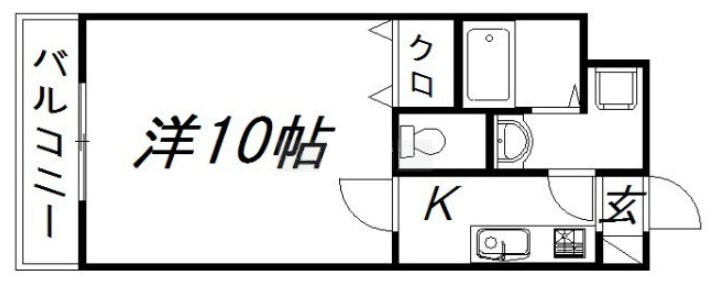 たちばな弐番館 201号室 間取り