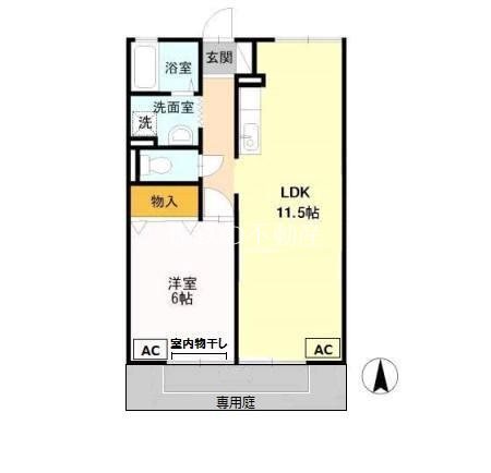 竹富ハイツ 間取り図