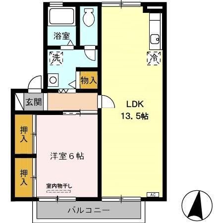 エストハウス　Ａ 間取り