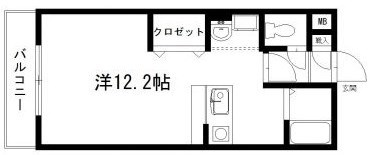 アポロミレニア 204号室 間取り