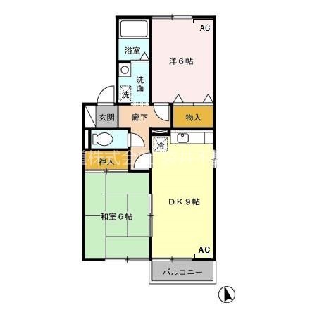 トミシェルガーデン　Ｂ 間取り図