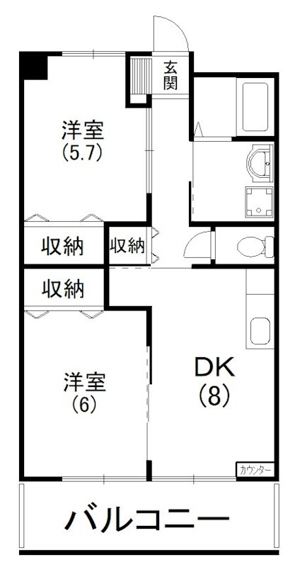 グレース名倉 間取り図