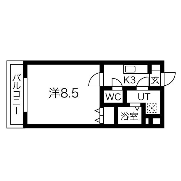 ハーヴェストⅦ 間取り図