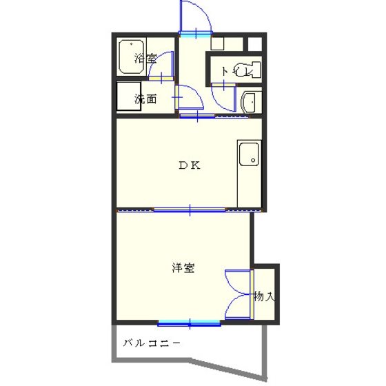 Giardino（ジャルディーノ） 105号室 間取り