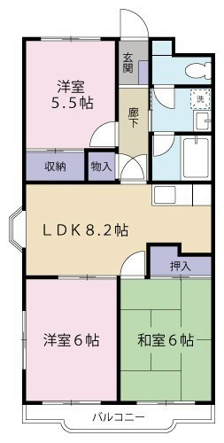 ヴィブレ若宮南 間取り図