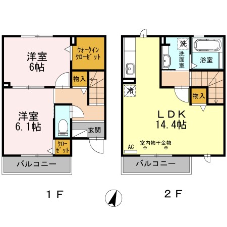 プレジール 間取り図