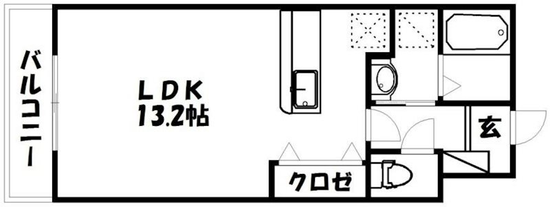 マンションリッツ 間取り図