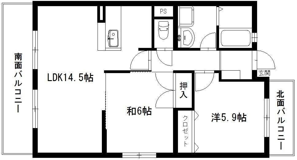 アルフィーネ曳馬野 間取り図