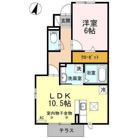 ポポラーレ 間取り図