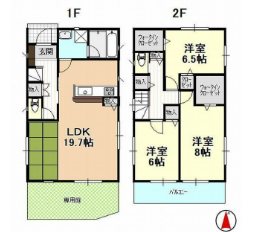 細江町気賀1650-19一戸建 間取り図