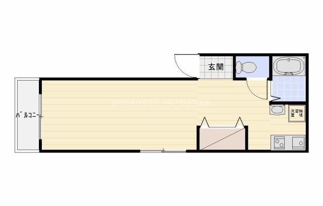 サンライズ弥栄 302号室 間取り