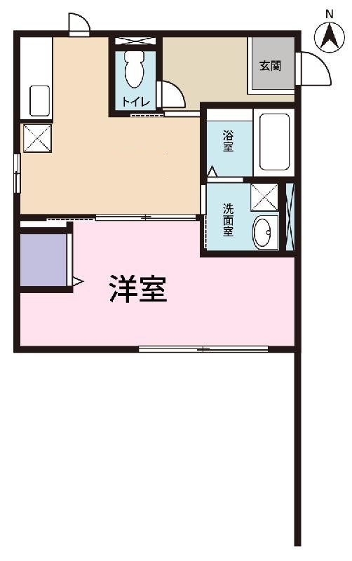 ルミエール北島II 間取り図