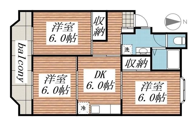 ベルメゾン和合 間取り図