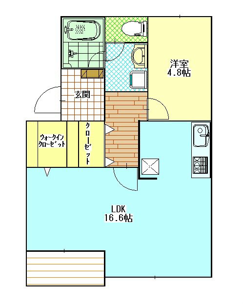 ハイツテクトピア掛川Ⅱ 間取り図