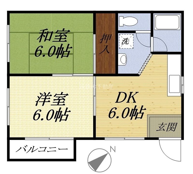 メゾン小林 間取り図