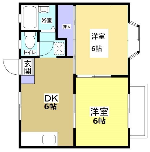 ハウゼ中央 間取り図