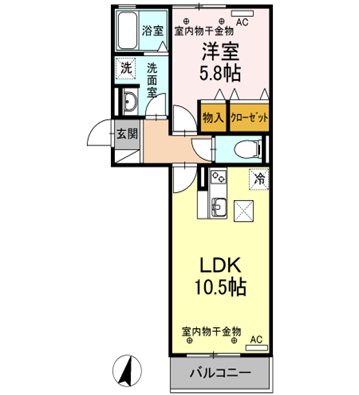 セイジュール・ＮＡ－ＳＡ 間取り図