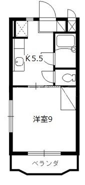 メゾンフィルライト 302号室 間取り