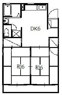 コーポことぶき 間取り図