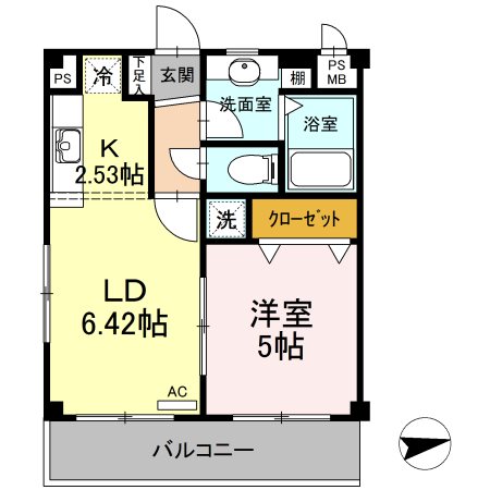 トマトハウスⅠ 間取り図