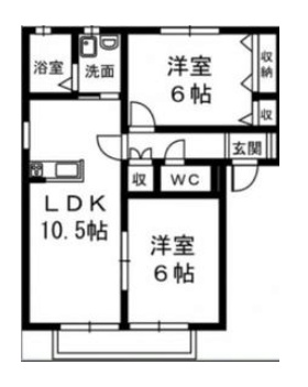 ブライトコートＡ 間取り図