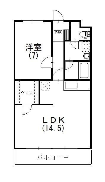 フローラ立野 間取り図