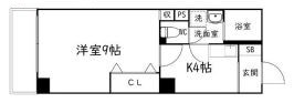 ゴールドサークル尾張町 間取り図