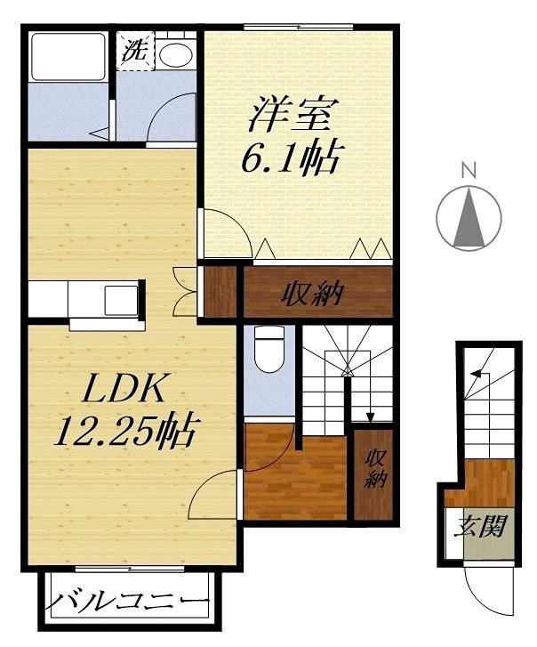 エムズコート春岡 間取り