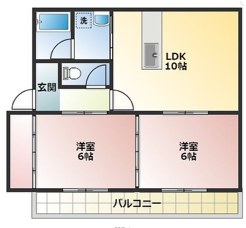 グランディアA 間取り図