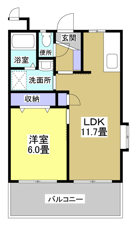 シティーベル 間取り図