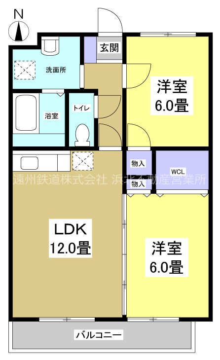 ブライトリー染地台Ⅰ 間取り図
