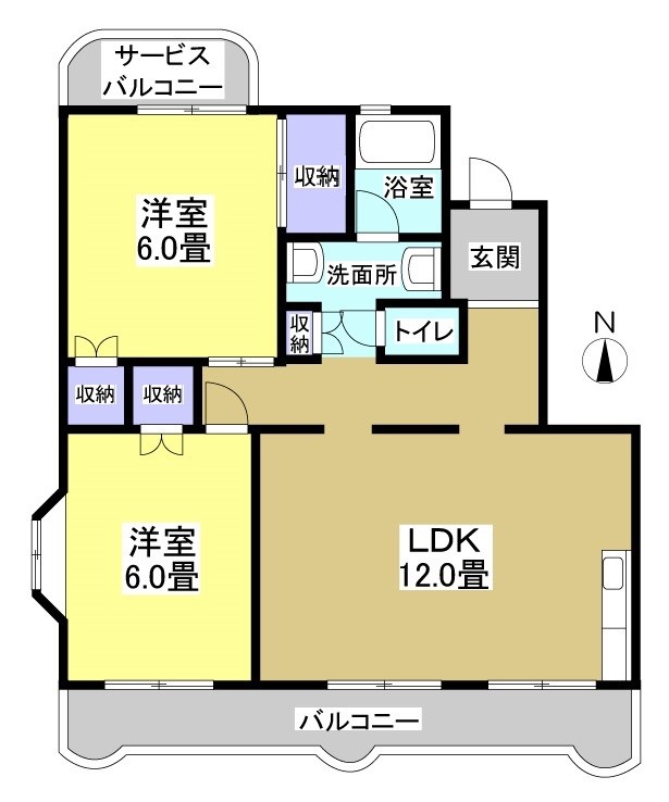 クレール21Ⅰ 間取り
