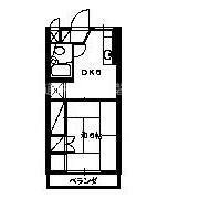 国府台ハイツⅡ 間取り図