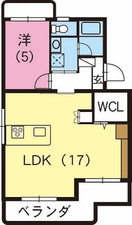 マンションみずほⅤ 間取り図