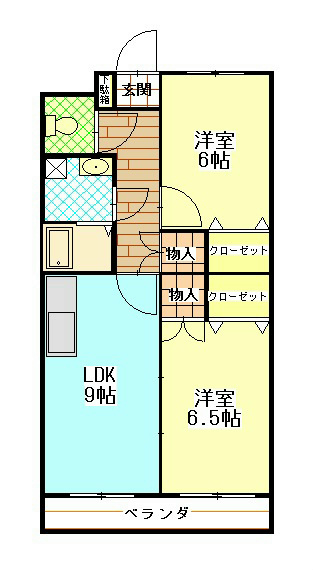 グロワール 間取り図