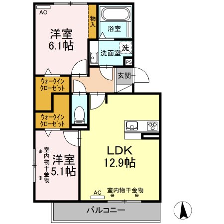 ＤーＧＲＡＣＥ  間取り図