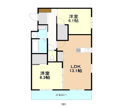 棒屋第１２下池ハイツ 間取り図