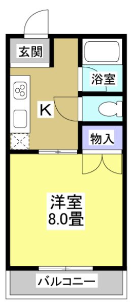 キャッスル御前谷 間取り