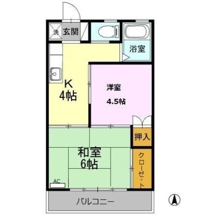 ビラシャングリラ 間取り図