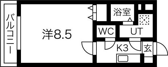 マンションカズⅡ 間取り図