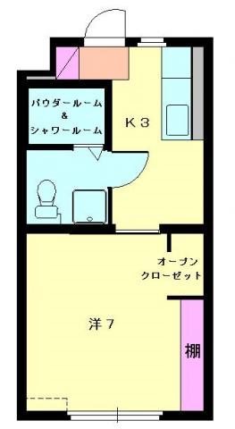 アビタ美吉Ⅲ 間取り図