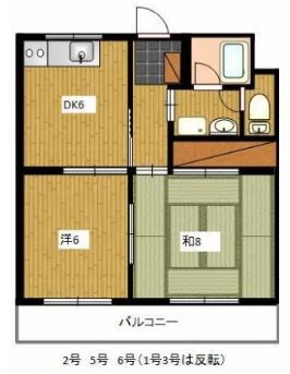 グリーンハイツ下俣南 間取り図