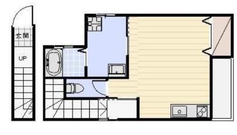 ルプゼ城北 B号室 間取り