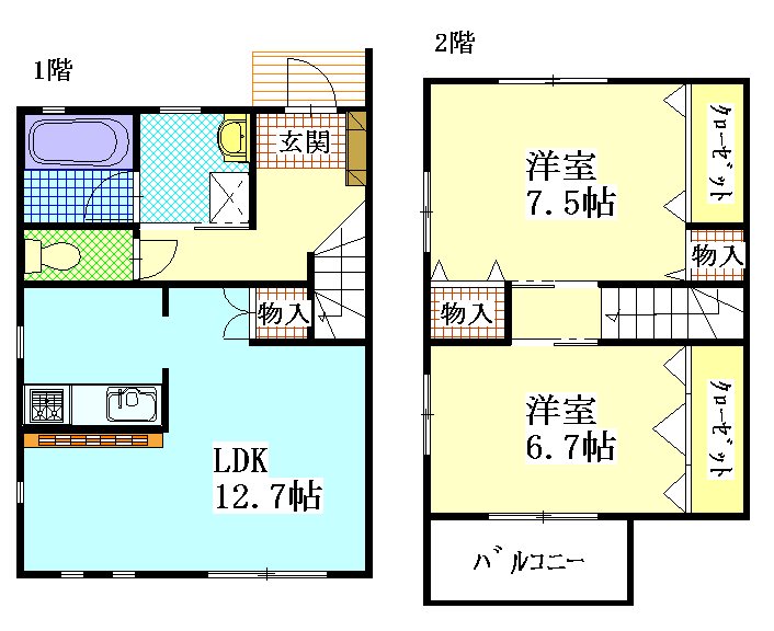 フランシーズＣ 間取り図